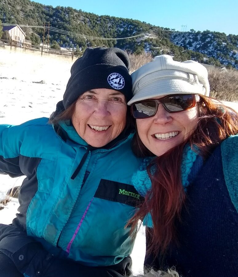 Jessica and her mom -family photo